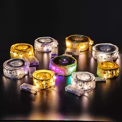 1/2/3/5/10m ano novo fita de natal luz de fadas corda guirlanda luzes árvore de natal ornamento fita luz decoração para casa - loja online