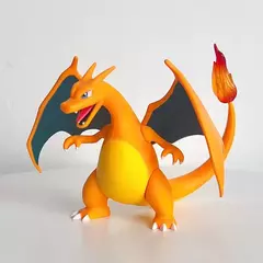 Anime figura 9cm pokemon gk figuras charizard fogo dinossauro anime figura de ação estátua pvc modelo boneca brinquedo do miúdo presente - comprar online