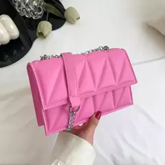 Bolsa de Ombro De Couro PU Para Mulheres, Bolsa Feminina, Correia De Corrente, Crossbody, Punho, Designer, Moda - comprar online