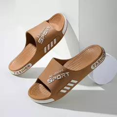 Chinelos de sola macia masculina em PVC, chinelos antiderrapantes, chinelos casuais de praia ao ar livre, banheiro em casa, sandálias de casal, moda, novo - Wolf Magazine