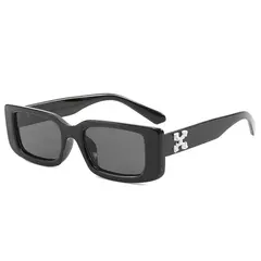 Luxo Design Square Sunglasses para homens e mulheres, pequeno retângulo Street Sun Glasses, Vintage condução personalizado Shades, moda - Wolf Magazine