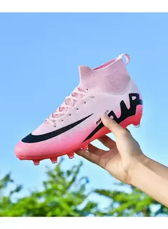 Botas de campo de futebol profissional para homens, grampos antiderrapantes, sapatos de treinamento de grama interna para crianças, sociedade original