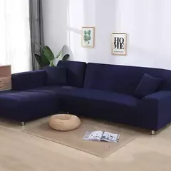 Monocromático Elastic Capas Sofá para Sala, L Shaped Canto Sofá Capa, Protetor de Cadeira Slipcover, 1, 2, 3, 4 Lugares - comprar online