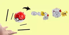 Pokemon elf bola pokeball anime figura desenhos animados pikachu charizard piplup kyogre bolso monstro animal de estimação anime ação modelo brinquedo presentes - loja online