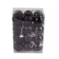 Christmas Tree Bauble Pendurado Ornamento para Decoração de Casa, Xmas Ball, Pendant Balls, Party Decor, 30mm, 24Pcs - loja online