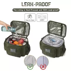 Imagem do Heavy Duty Tactical Lunch Box para Homens, À Prova de Vazamentos, Isolado, Durável, Saco Térmico, Refeição, Camping, Piquenique, Trabalho