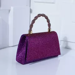 Bolsa leve bordada para mulheres, bolsa de luxo com corrente de sling, sensação alta, vestido de festa de casamento na internet