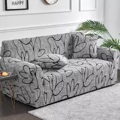 1pc flor impressa elástica capa de sofá antisuciedad elastano capa protetor de móveis para o quarto escritório sala estar decoração casa - loja online