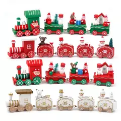 Decorações De Trem De Madeira Do Natal Para Casa, Enfeites De Feliz Natal, Decoração Da Árvore Do Natal, Noel, Presentes De Ano Novo, 2024