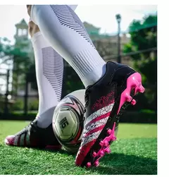 Imagem do Sapatos de futebol Artificial Grass Tf para homens e mulheres, Long Spikes, Sapatos de treinamento para adolescentes, estudantes, calçado de futebol