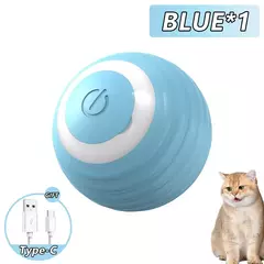 Gato bola interativa inteligente gato brinquedos interior automático rolamento bola mágica eletrônico interativo gato brinquedo gato jogo acessórios na internet