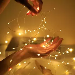 LED Botão Bateria Light String, Fairy Lights, Decoração de Jardim, Guirlanda, Natal, Casamento, Ano Novo, Quarto, Sala de estar