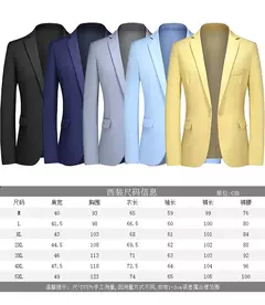 Jaqueta casual de blazer masculino, vestido de noiva do noivo, roupa justa, banquete, de alta qualidade, social, grande, 5XL, primavera na internet