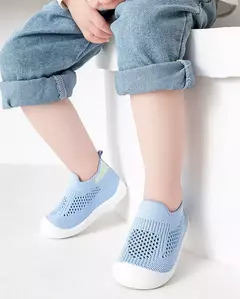 Tênis de malha antiderrapante respirável infantil, sapatos infantis, bebês meninas, meninos, fundo macio, confortável, crianças, casual, 2024 - Wolf Magazine