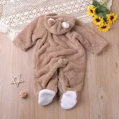 Humor Bear-macacão de manga comprida para bebês meninos e meninas, macacões infantis, macacão infantil, desenho animado, roupas de inverno, outono na internet