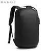BANGE-Mochila de Viagem Impermeável Multifuncional, Sacos Escolares Masculinos Anti-Ladrão, Mochilas Laptop, Moda, 15.6";;VERDADEIRO;;"BA 7225 Black