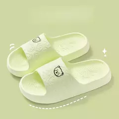 Slides planos antiderrapantes para homens e mulheres, chinelos casuais femininos, chinelos internos para casa, sandálias femininas de verão, moda feminina, seabeach fino e fino - Wolf Magazine