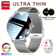 Para huawei novo ultra fino amoled relógio inteligente tela feminina sempre exibir tempo freqüência cardíaca bt chamando high-end moda smartwatch - Wolf Magazine