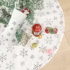 Imagem do Saia de árvore de natal 48/78/90/122cm, presente de natal, saia de árvore de pele sintética branca para festa de feriado, cerimônia, decorações de árvore de natal