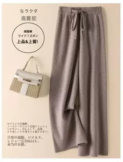 Calça feminina de malha elástica de cintura alta, até o tornozelo, grossa, quente, chique, casual, básica, macia, reta, moda coreana - loja online