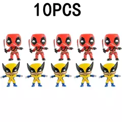 Figura Funko Pop-Action de Dead Pool, Filme da Marvel, Personagens Kawaii, Boneca de Brinquedo, Decoração de Modelo, Wolverine, Wolverine, Anime