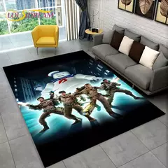 Imagem do 3D Cartoon G-Ghostbusters filme área tapete, tapete tapete para sala de estar q