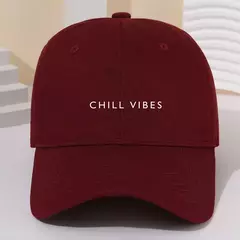 Chapéu de beisebol minimalista letra impressa para homens e mulheres, top macio, pára-sol e protetor solar, chapéu de língua de pato - Wolf Magazine