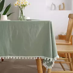 Toalha De Mesa De Mesa De Café De Algodão Retangular, Cobertura De Mesa Branca, Sala De Estar, Decoração De Casa, Pano, Casamento, Decoração De Natal - Wolf Magazine