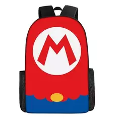 Mochila Mario Cartoon Anime, Super Mario Schoolbag, Mochila Mochila para crianças, Bolsas meninas na internet