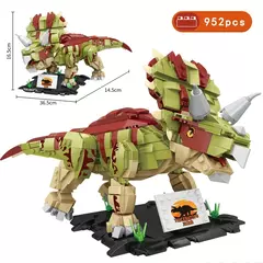 Dinossauros jurássicos mundo parque animal blocos de construção tijolo dinossauro figuras cidade dino robô dinossauros brinquedos para crianças presentes - comprar online