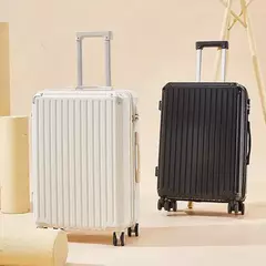 Mala de alumínio do curso do quadro, portador de bagagem, caixa do trole, cabine de transporte, 20 "24" 28";;VERDADEIRO;;"A09White suitcase,28 Inch - loja online