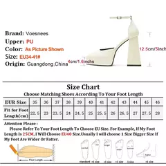 Saltos altos de toe quadrado para mulheres, bombas vazias laterais sexy para senhora, sapatos de mola, sapatos únicos de fivela, 12,5 cm, plataforma de 4cm, novo, 2024 - Wolf Magazine