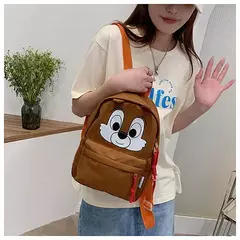 Disney Winnie urso mochila infantil, saco de armazenamento de grande capacidade, desenhos animados fofos, de alta qualidade, cor sólida - Wolf Magazine