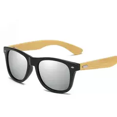 Imagem do Óculos de sol ultravioleta de madeira clássicos para homens, óculos masculinos, condução, equitação, óculos esportivos, óculos de madeira, bambu, moda, UV400