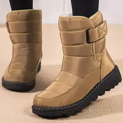 Botas femininas 2025 sapatos de inverno mulher botas de neve à prova dwaterproof água inverno pele quente botas mujer estilo coreano preto tornozelo botas para mulher - comprar online