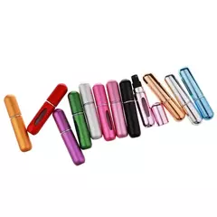 10 pçs/lote 5ml mini garrafa de perfume recarregável com bomba de perfume spra - loja online