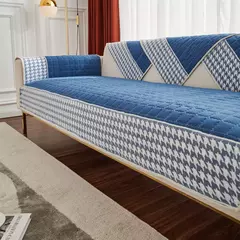 Anti-Slip Houndstooth Lace Sofa Slipcovers, Capas de assento do sofá, Pet Friendly, Capa de sofá, Docor, Sofá acolchoado - loja online