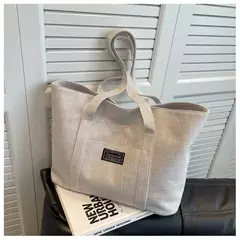 Imagem do Bolsa de lona de grande capacidade sacola de trabalhadores de escritório pendulares, uma bolsa de ombro, nova, 2020, Ins