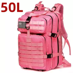 Impermeável Tactical Sports Bag, mochila de nylon resistente, mochilas ao ar livre para Trekking, pesca, caça, camping, caminhadas, 25L, 50L