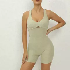 Macacão rosa push up feminino, roupa de ginástica, macacão fitness, roupas esportivas de ioga, conjunto de treino 2024 - loja online