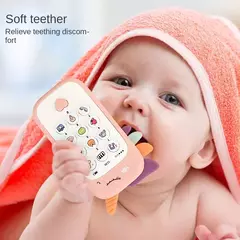 Baby's Music Sound Phone Brinquedo, telefone, dormindo, mordedor, simulação, infantil, educação precoce, presentes para crianças - comprar online
