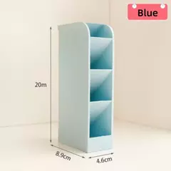 Suporte de caneta multi-camada, armazenamento de escova cosmética, perfeito para escritório e material escolar, 1pc - Wolf Magazine