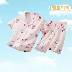 Conjunto de Pijamas Anime infantil, Roupa das Meninas, Roupa Confortável, Homewear das Meninas, Minha Melody, Sanrio, Pochacco, Cinnamoroll, Kuromi - comprar online
