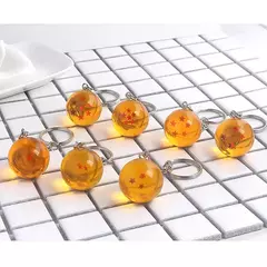 Dragon Ball Z Anime Chaveiro Encantos 1 2 3 4 5 6 7 Estrela Dragon Balls Acessórios Cosplay Pingente Bola de Cristal Figura de Resina Crianças - loja online