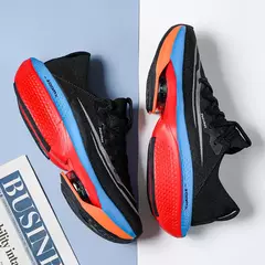 Tênis de malha de luxo masculino, esportes ao ar livre, tênis de corrida casual, tênis respirável, moda, novo, 2024