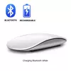 Silencioso Magic Mouse sem fio recarregável, Bluetooth, Laser, Computador, Magro, Ergonômico, PC, Apple MacBook, Microsoft, Magic