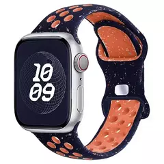 Imagem do Correia Desportiva Respirável para Apple Watch, Band, Correa, iWatch Series 8, SE, 7, 6, 5, 9 Ultra, 44mm, 49mm, 45mm, 40mm, 41 milímetros, 38 milímetros, 42 milímetros