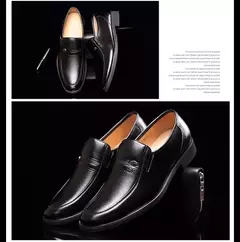 Sapatos formais de couro masculino, mocassins de vestido, sapatos de deslizamento respiráveis, sapatos pretos para dirigir, marca de luxo, tamanho grande 38-44, 2023 - loja online