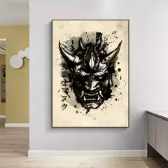 Japonês Samurai Canvas Pintura Wall Art, Cartazes e Impressões de Personagem, Decoração para Casa, Imagem para Sala, Quarto Estética - loja online