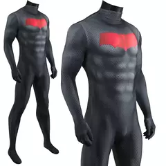 Imagem do Capuz vermelho robin traje cosplay super-herói jason todd zentai bodysuit elastano meninos traje de halloween adulto crianças